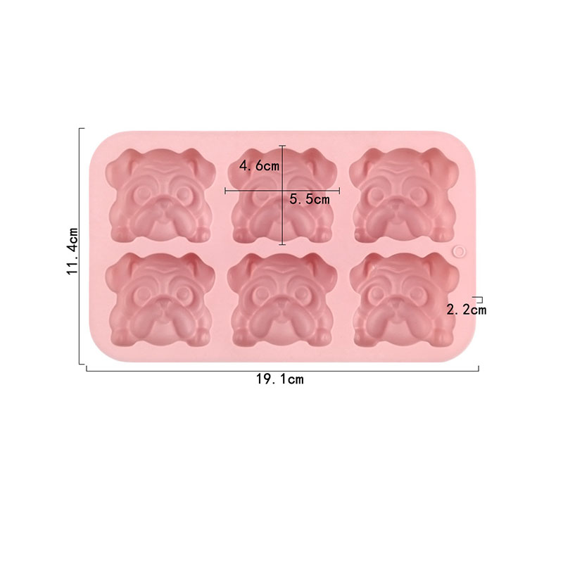 Bulldog Chocolate Silicone Mol - огляд і ціна Bunny Cake Mold