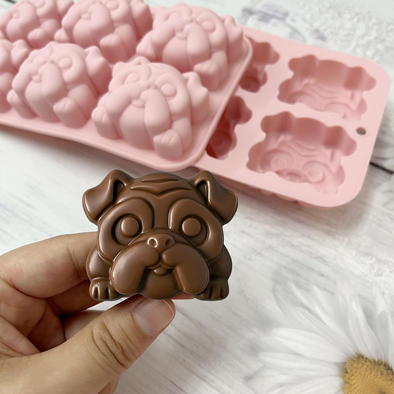 Bulldog Chocolate Silicone Mol - огляд і ціна Bunny Cake Mold