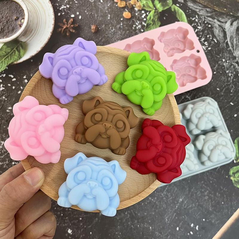 Bulldog Chocolate Silicone Mol - огляд і ціна Bunny Cake Mold