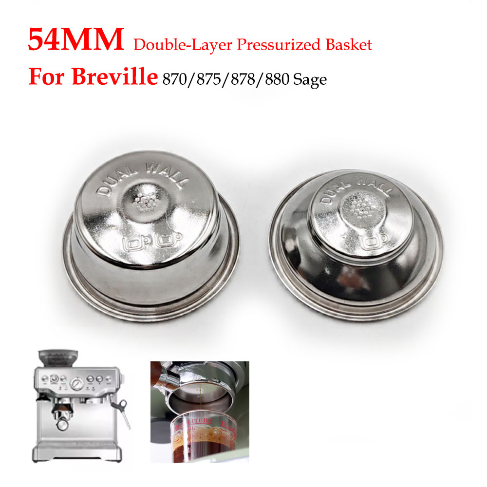 54mm Dual-Layer Pressurized Fi - огляд і ціна Breville Espresso Bes870
