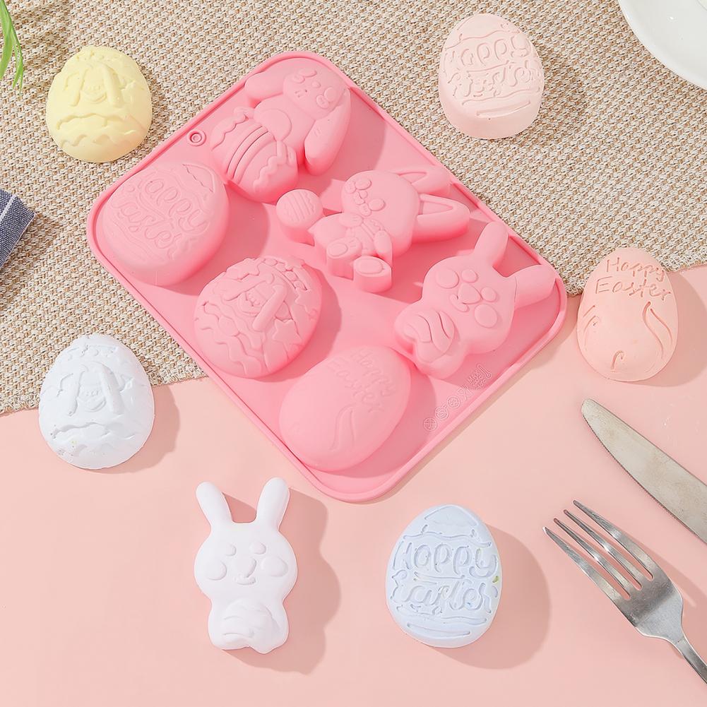 Bunny Chocolate Mold 4pcs Bunn - огляд і ціна Bunny Cake Mold