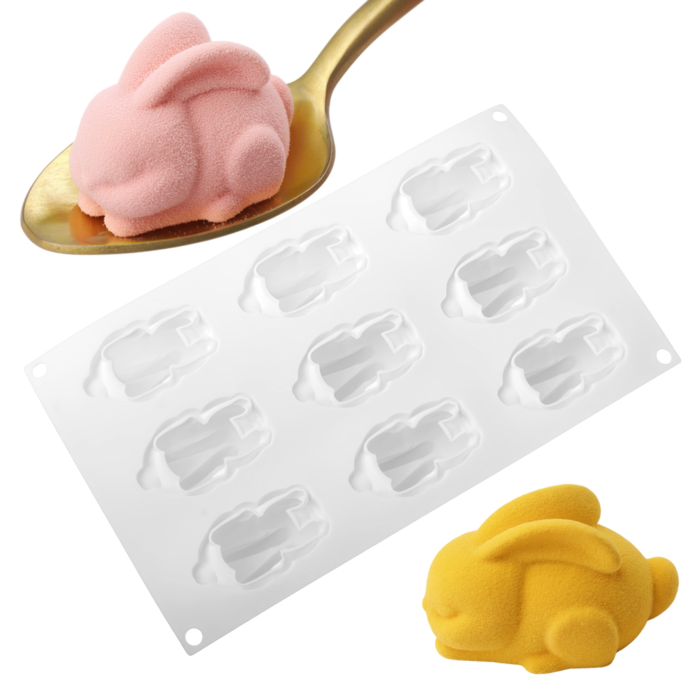 Squat Sitting Long Eared Rabbi - огляд і ціна Bunny Cake Mold