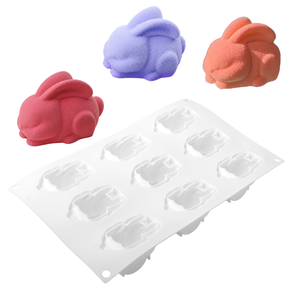 Squat Sitting Long Eared Rabbi - огляд і ціна Bunny Cake Mold